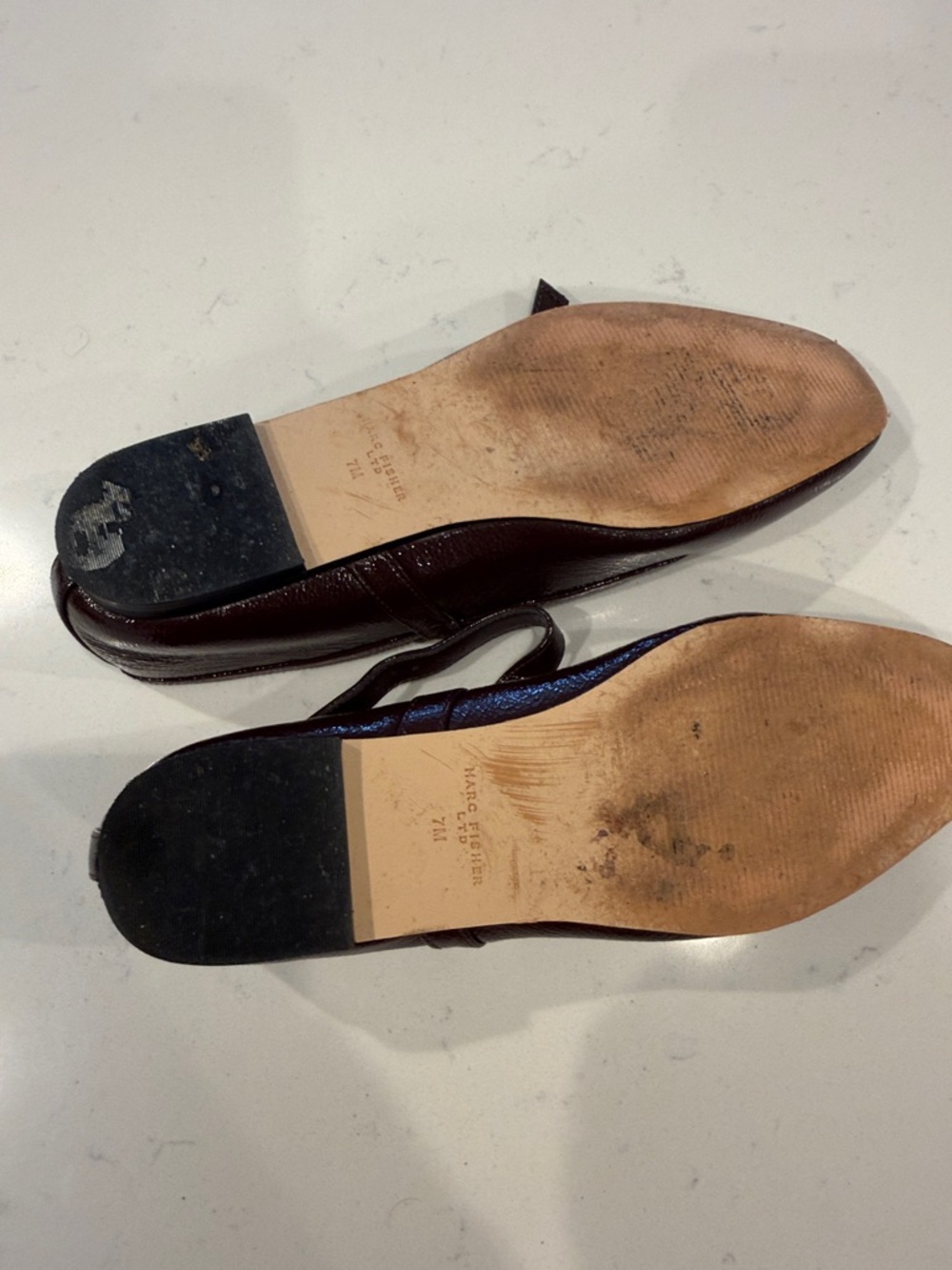 Gently used Garissa Mary Jane Flat women’s 7 M Marc Fisher - Picture 5 of 5